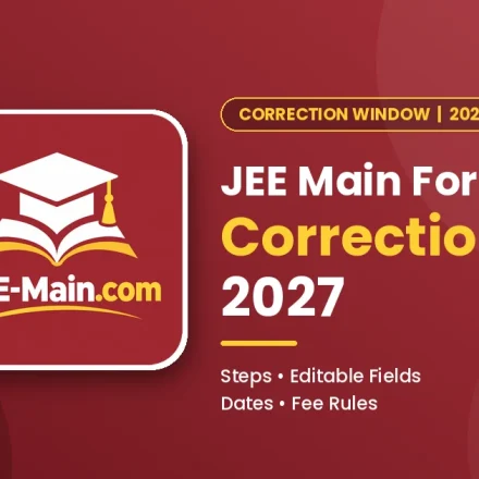 jee main form correction 2027
